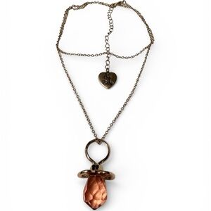 Rare Emily Martinez Cry Baby Pacifier Fashion Necklace Collectible